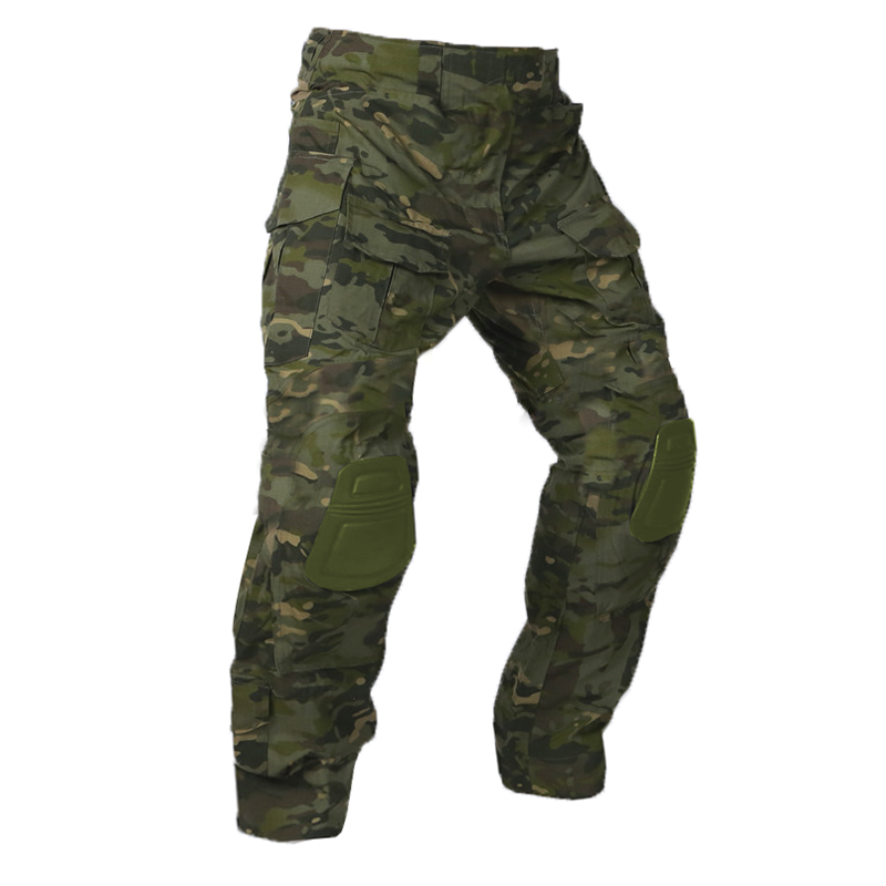 Outdoor Sport Climbing Gear - 戦闘パンツ + パッド付き伸縮性スポーツパンツ タクティカルギア US CP