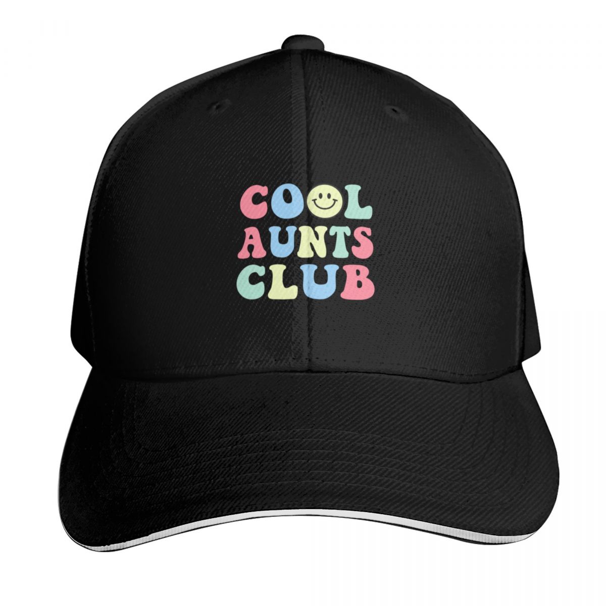 Outdoor Sport Club - クールおばさんクラブ、面白い笑顔、カラフル、クールおばさんクラブ、おばさんたち、野球帽、メンズ、レディース、カジュアル、夏、スポーツ、日よけ帽子