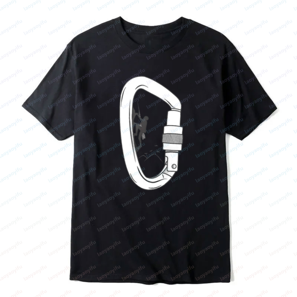 カラビナ クライミング ギア プリント Tシャツ アウトドア - Outdoor Sport Climbing Gear のレビューと価格