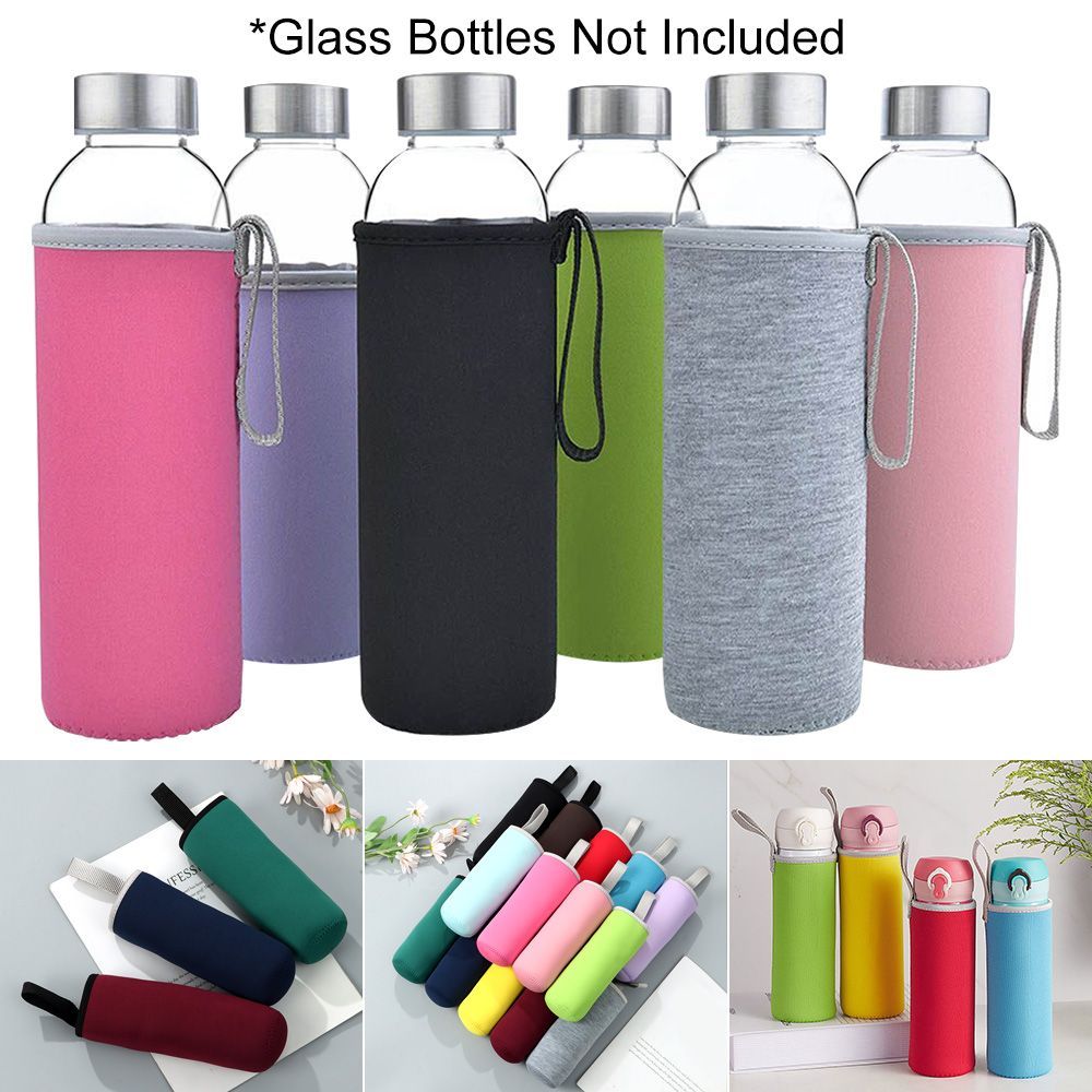 アウトドアスポーツポーチ ポータブルガラスボトルカバー ウォ - Outdoor Sport Glass Water Bottle のレビューと価格