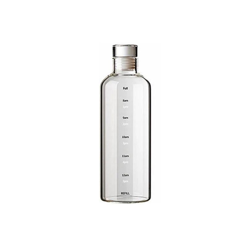 ABUN ホウケイ酸ガラス製 スポーツ用水筒 750ml、持 - Outdoor Sport Glass Water Bottle のレビューと価格